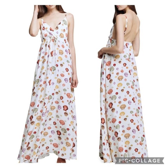 L'AGENCE Sachi Seashell Maxi Dress - Picture 3 of 6